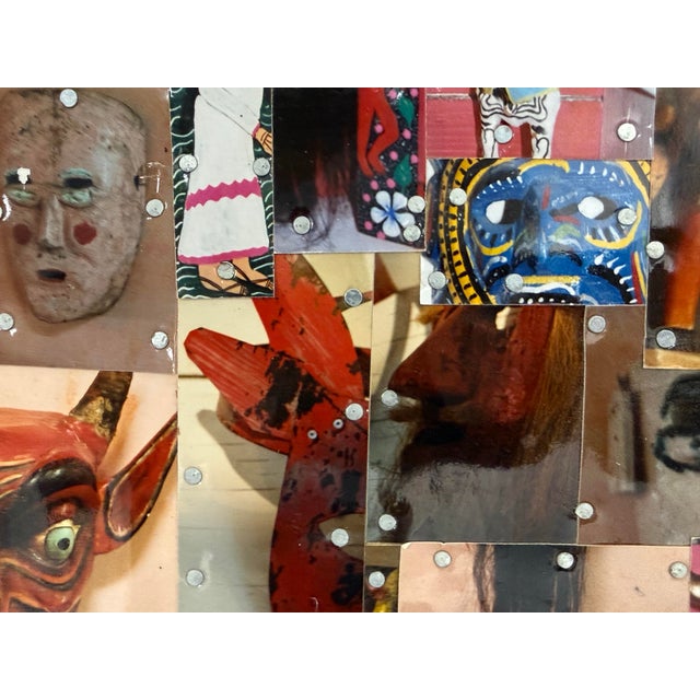 Robert Bagnasco Murray Las Mascaras Original Mixed Media, Circa 2001 For Sale - Image 9 of 12
