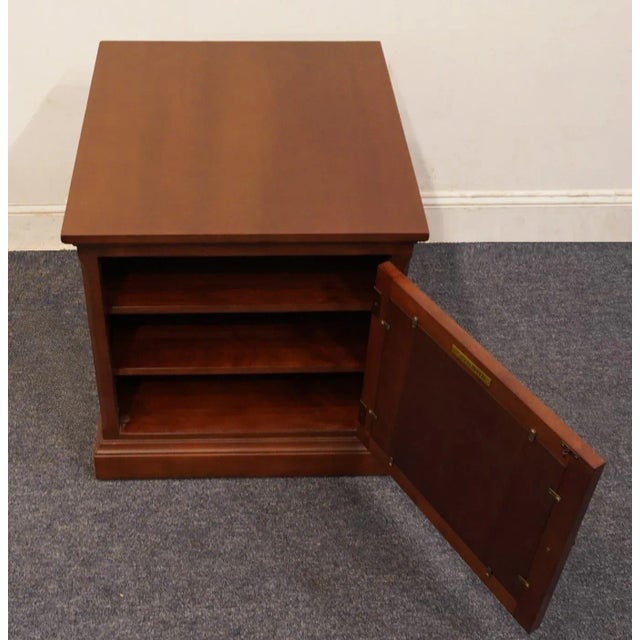 Ethan Allen Townhouse Collection 23" Accent End Table / Media Component Cabinet 30-9731 For Sale In Kansas City - Image 6 of 12