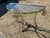 1980s Vintage LaBarge Steel & Brass Hollywood Regency Maison Jansen Style Demi-Lune Table and Coffee Table Set of 2 For Sale - Image 5 of 12