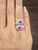 Modern 2.67 Ct Natural Ruby & Diamond Cocktail Ring, Size 6 For Sale - Image 3 of 9