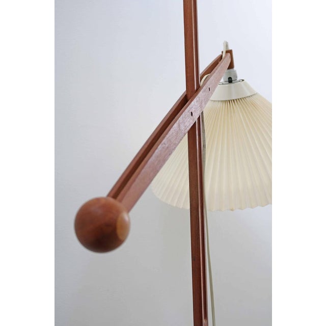 Danish Model 325 Floor Lamp in Teak by Vilhelm Wohlert for Le Klint, 1957 For Sale - Image 9 of 12