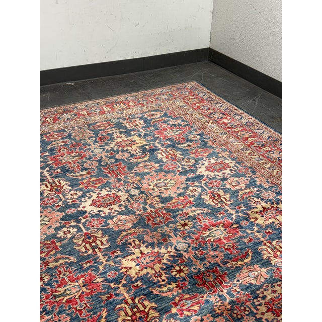 9ft3in × 12ft Persian Wool Area Rug For Sale - Image 12 of 12
