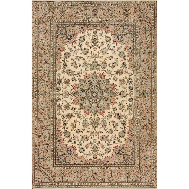 Middle Eastern Hand-Knotted Rug For Sale