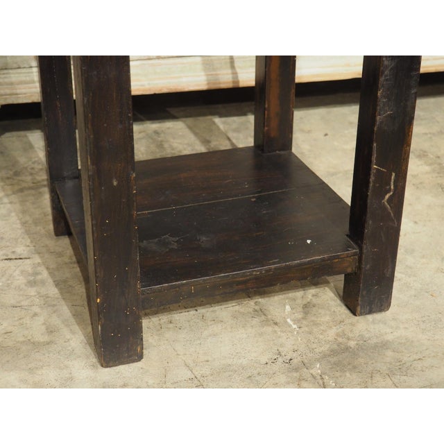 19th Century French Cast Iron Book Press on Wooden Stand For Sale - Image 10 of 18