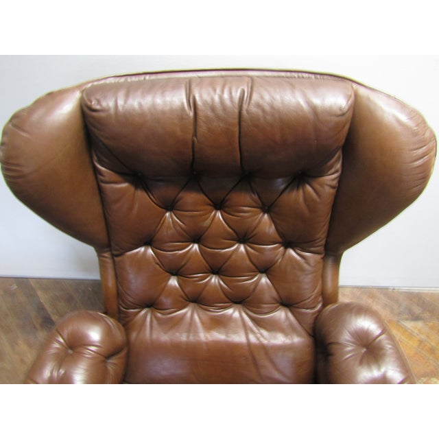 Gote Mobler Sweden Mid Century Lounge Chair With Matching Ottoman For Sale - Image 6 of 14