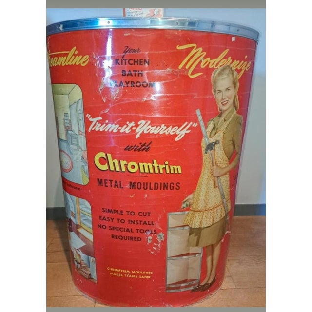 American Chromtrim Point of Sale Advertising Display, 1940s For Sale - Image 9 of 9