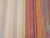 Orange 1970s Vintage Handmade Wool Cotton White Orange Area Rug For Sale - Image 8 of 11