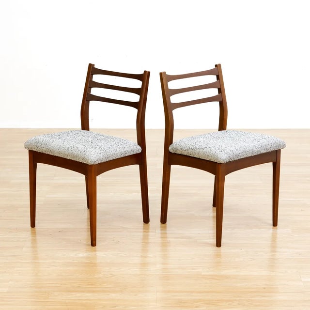 1960s Set of Four Mid Century Dining Chairs Attributed to Elliotts of Newbury For Sale - Image 9 of 10