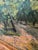 Tuscan Countryside Impressionist Oil Painting, Framed For Sale - Image 13 of 18