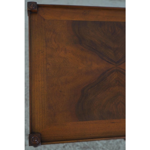 Baker 8 Leg George III Walnut Console Table For Sale - Image 9 of 13