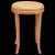 Wood 20th Century Regency Style Carved Faux Bois Stool For Sale - Image 7 of 9