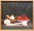 Mid 20th Century Realist Still Life with Bread and Vegetables Oil Painting For Sale - Image 4 of 4