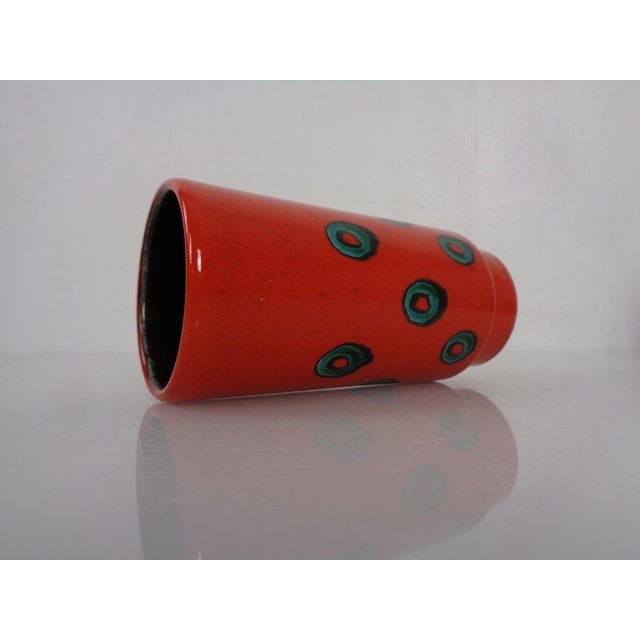 Pop Art Ceramic Vase from Jasba, Germany, 1970s For Sale - Image 9 of 16
