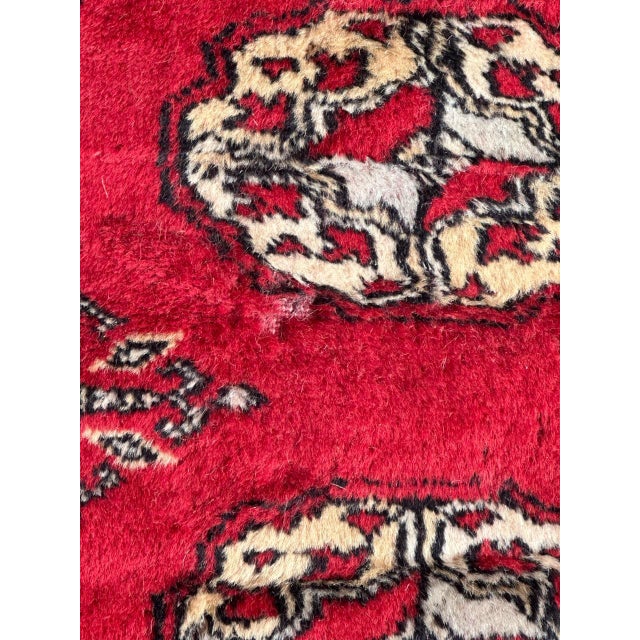 Textile Small Vintage Pakistani Rug from Bobyrugs, 1980s For Sale - Image 7 of 16