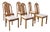 Vintage Dining Chairs with Viennese Caning from Lübke, 1980s, Set of 6 For Sale