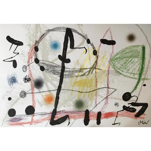Joan Miro, Maravillas con acrosticas 13, 1975, Original Lithograph For Sale - Image 3 of 3