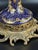Cobalt Blue Porcelain Vase with Gilt Figural Reserve in the style of Sèvres, Befos For Sale - Image 13 of 18