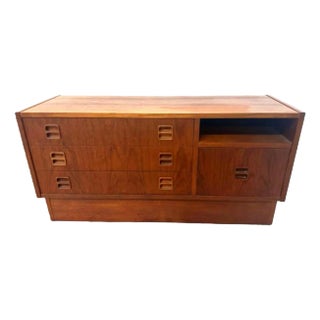 Danish Modern Style Teak Three-Drawer Chest For Sale