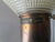 Rembrandt Lamp Masterpiece, mid-century floor lamp/torchiere, American, circa 1950s, with frosted glass diffuser and...