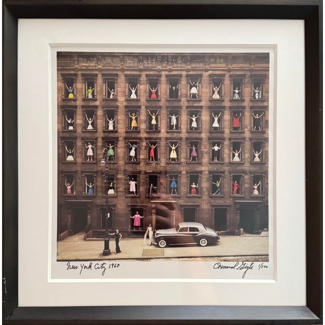 "Girls in the Windows, 1960" - Ormond Gigli - Signed & Numbered C-Print, Framed For Sale