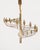 Mid-Century Modern Brass Spiral Chandelier by Gino Sarfatti for Arteluce, Italy, 1970s For Sale - Image 12 of 13