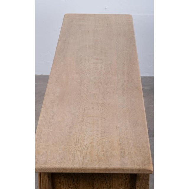 Brutalist Danish Oak Sideboard attributed to Henning Kjærnulf, 1960s For Sale - Image 11 of 14
