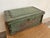 Early 20th Century Early 20th Century Rustic Green Painted Wooden Storage Chest or Trunk For Sale - Image 5 of 14