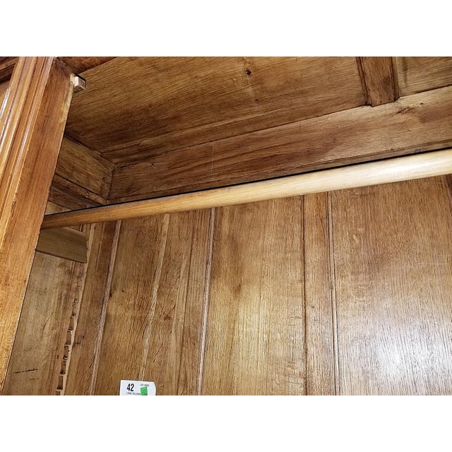 Antique French Armoire, 3 Door Louis XV Style For Sale - Image 9 of 13