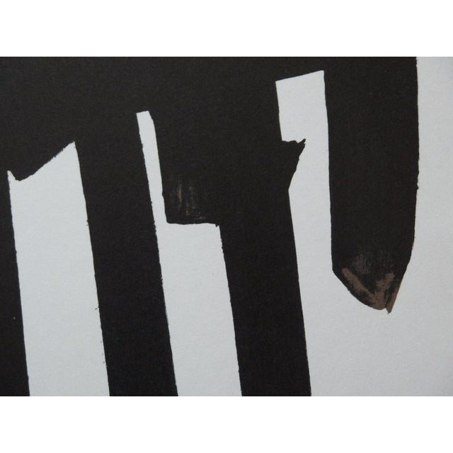 Pierre Soulages, Lithograph No. 28, Lithograph For Sale - Image 4 of 6