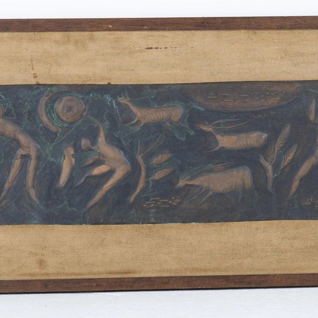 1950s Copper Decorative Panel by Laurana Rame Darte, 1950s For Sale - Image 5 of 10