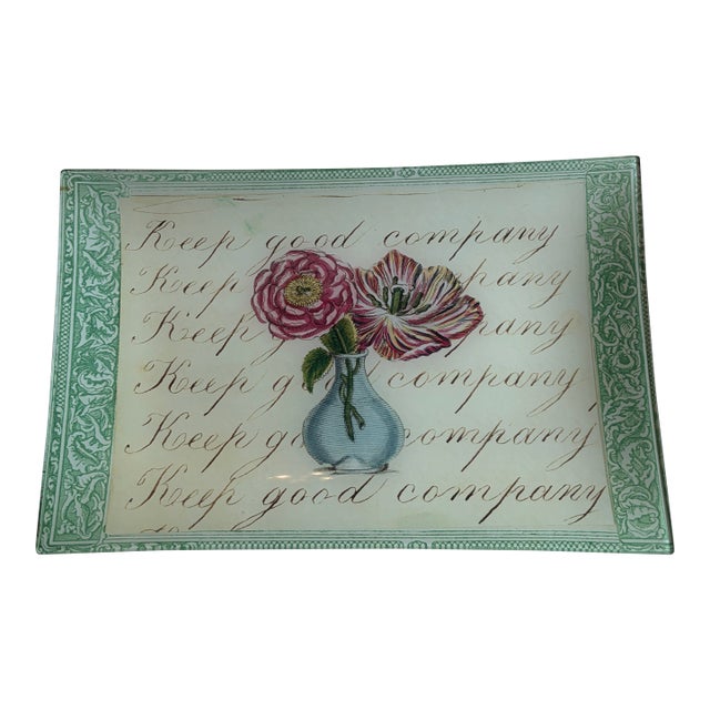 John Derian "Keep Good Company" Tray For Sale