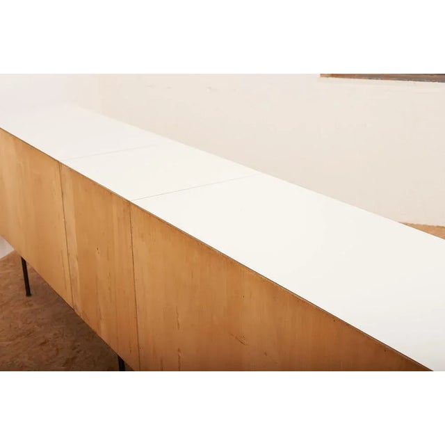 Glass Wooden Sideboard by Alfred Alder, 1953 For Sale - Image 7 of 17