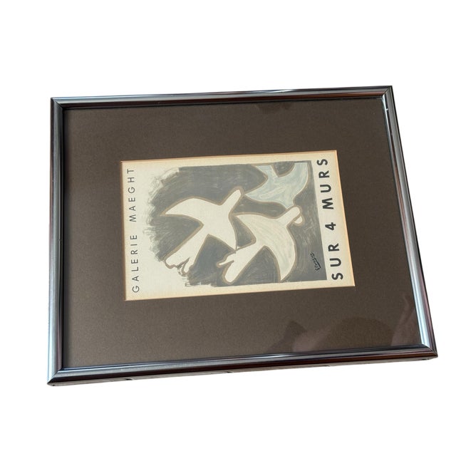 Braque, Georges Sur 4 Murs - Galerie Maeght, 1959 Framed For Sale In Phoenix - Image 6 of 11