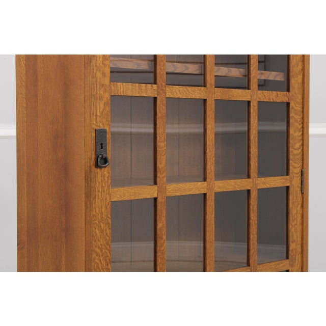 Stickley Mission Oak 1 Door Bookcase For Sale - Image 13 of 18