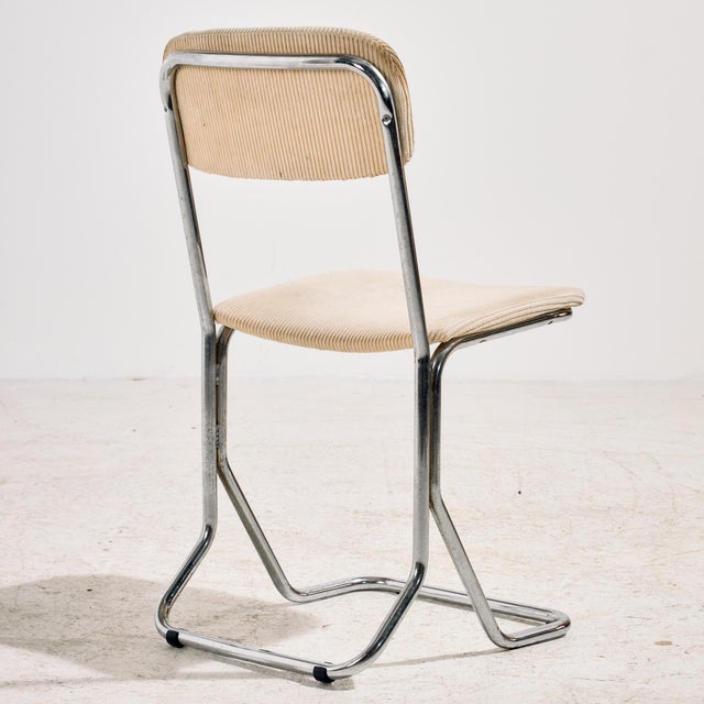 Italian Chrome Dining Set, 1980s, Set of 7 For Sale - Image 11 of 18