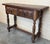 Spanish Console Table with Two Carved Drawers, 1940s For Sale - Image 4 of 18