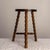 1950s Three Legs Beech Half-Moon Shapped Stool, France, 1960 For Sale - Image 5 of 9