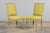 Antique French Louis XVI Painted Accent Side Chairs in Chartreuse Fabric - A Pair For Sale In New York - Image 6 of 18