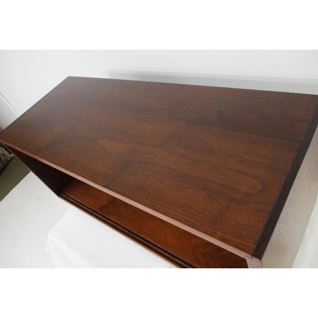 Brown George Nelson Styled Walnut Miniature Display Cabinet For Sale - Image 8 of 9