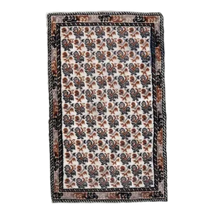 1960s Vintage French Savonnerie Rug 2.7' X 4.5'