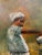 Figurative Figurative Oil on Canvas Painting of Farmer Woman by Well, Signed & Framed For Sale - Image 3 of 13