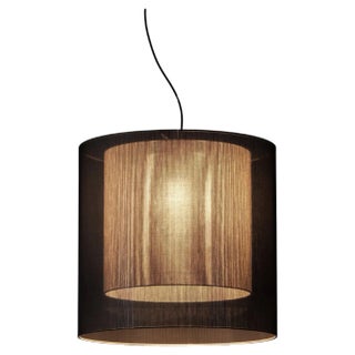 Black and White Moaré LM Pendant Lamp by Antoni Arola For Sale