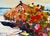 2000 - 2009 Original Rick Bond “Caribbean” Tropical Coastal Landscape Painting, Framed For Sale - Image 5 of 12