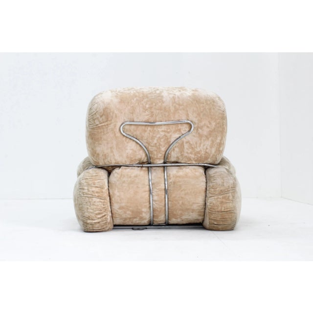 1970s Vintage Okay Armchair by Adriano Piazzesi, Italy, 1970s For Sale - Image 5 of 10