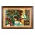 1960s American Donal Purdy Modernist Composition Depicting a Flower Shop, Frame Oil Art on Masonite. For Sale