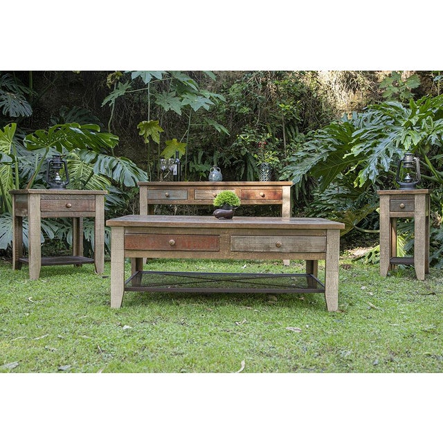 Brown Bayshore Loft 4 Drawer Coffee Table For Sale - Image 8 of 9