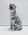 White Tiger Figurine in Ceramic by Ceramiche Boxer For Sale - Image 9 of 9