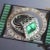 Contemporary Vintage 18k Gold Ring with 5 Carat Colombian Emerald and Diamonds, Size 5.5 For Sale - Image 3 of 3