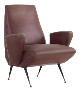 Set of Italian Armchairs by Nino Zondada, 1950s