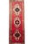 1940s Vintage Persian Runner MAGENTA Pink, Copper Indigo Purple Rug 3.7 x 10.3 For Sale - Image 5 of 12